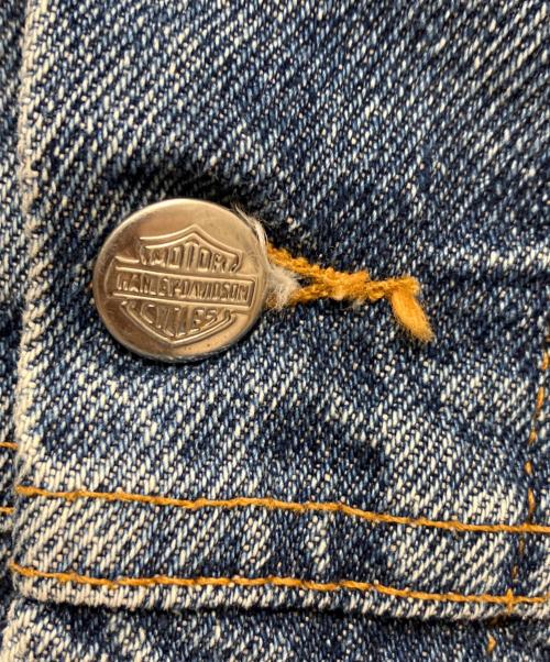HARLEY-DAVIDSON（ハーレーダビッドソン）HARLEY-DAVIDSON (ハーレーダビッドソン) バック刺繍デニムジャケット インディゴ サイズ:Mの古着・服飾アイテム