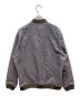 PAPAS PLUS (パパスプラス) ウールマルチミックスカラーソフトツイードブルゾン ブラウン サイズ:SIZE L 未使用品：30000円