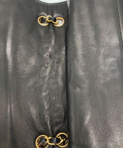 CHANEL（シャネル）CHANEL (シャネル) マトラッセチェーンショルダーバッグ ブラックの古着・服飾アイテム