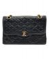 CHANEL（シャネル）の古着「マトラッセチェーンショルダーバッグ」｜ブラック