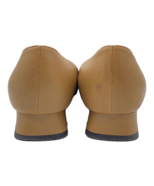 BOTTEGA VENETA（ボッテガベネタ）BOTTEGA VENETA (ボッテガベネタ) ヒールパンプス　Cherbourg ブラウン サイズ:35 1/2の古着・服飾アイテム