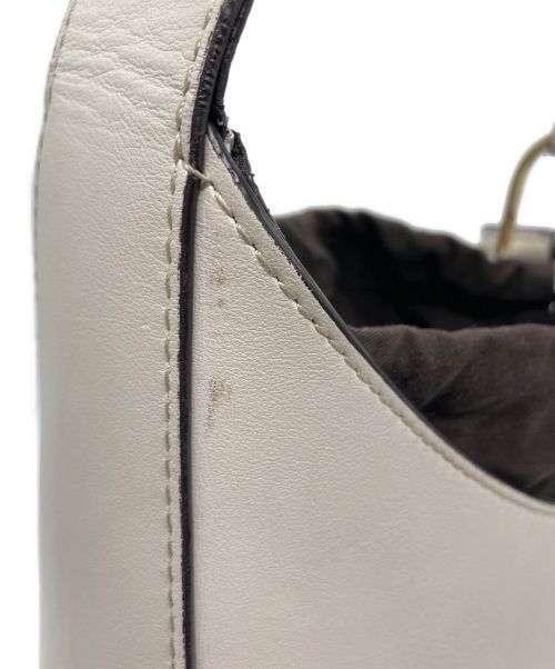 ORSETTO（オルセット）ORSETTO (オルセット) SLOPEハンドバッグ ホワイトの古着・服飾アイテム
