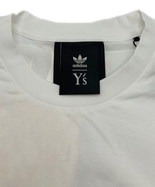 Y's（ワイズ）Y's (ワイズ) adidas (アディダス) カクタスフラワープリントTシャツ ホワイト サイズ:XL 未使用品の古着・服飾アイテム