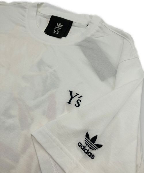Y's（ワイズ）Y's (ワイズ) adidas (アディダス) カクタスフラワープリントTシャツ ホワイト サイズ:XL 未使用品の古着・服飾アイテム