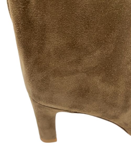 NEBULONIE（ネブローニ）NEBULONIE (ネブローニ) スエードヒールブーツ ブラウン サイズ:23㎝の古着・服飾アイテム