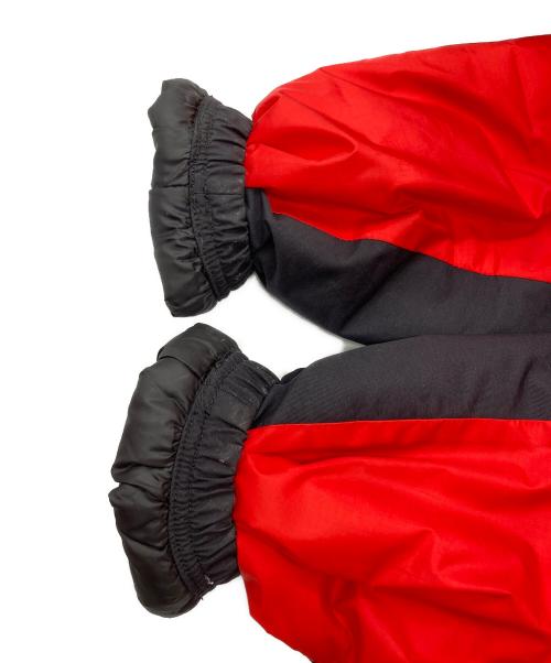 STANDARD CALIFORNIA（スタンダードカリフォルニア）STANDARD CALIFORNIA (スタンダードカリフォルニア) PUFF HOOD COAT レッド×ブラック サイズ:Lの古着・服飾アイテム