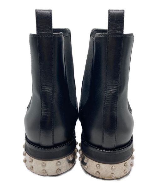 ALEXANDER McQUEEN（アレキサンダーマックイーン）ALEXANDER McQUEEN (アレキサンダーマックイーン) サイドゴアブーツ ブラック サイズ:37の古着・服飾アイテム