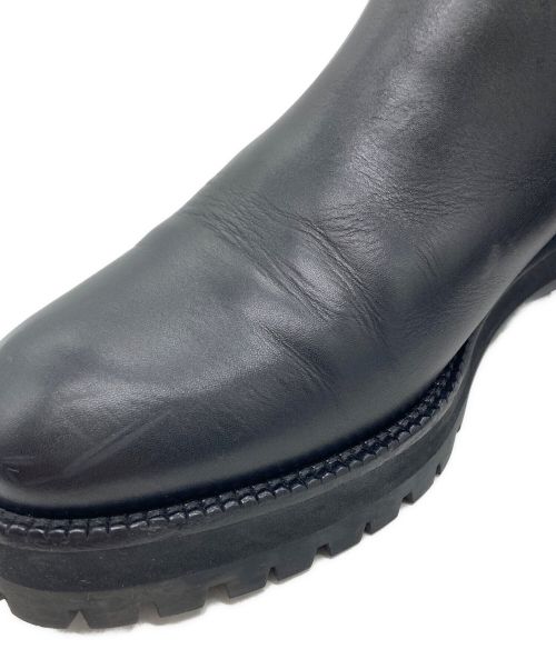 ALEXANDER McQUEEN（アレキサンダーマックイーン）ALEXANDER McQUEEN (アレキサンダーマックイーン) サイドゴアブーツ ブラック サイズ:37の古着・服飾アイテム