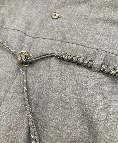 TROVE（トローヴ）TROVE (トローヴ) WOOL TROPICAL JUMP SUIT TYPE-A チャコールグレー サイズ:2の古着・服飾アイテム