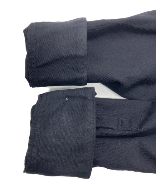 RYO TAKASHIMA（リョウタカシマ）RYO TAKASHIMA (リョウタカシマ) スタンドカラーロングシャツ ネイビー サイズ:Lの古着・服飾アイテム