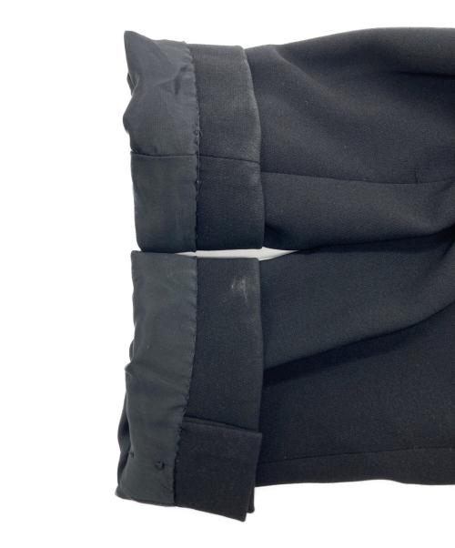 MaxMara（マックスマーラ）MaxMara (マックスマーラ) カラーフリンジデザイン ダブル テーラード コート ブラック サイズ:36の古着・服飾アイテム