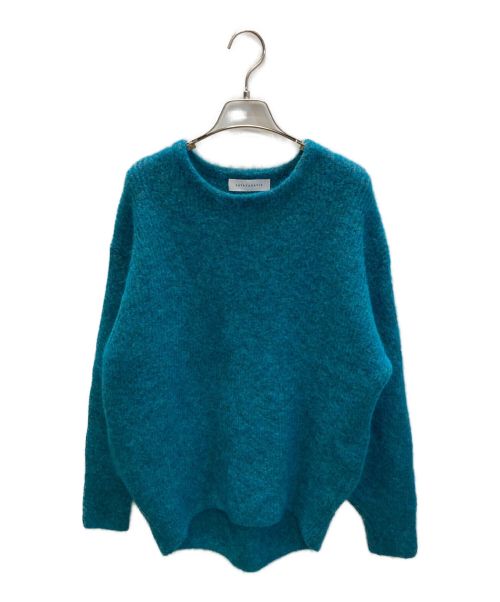 SAYAKA DAVIS（サヤカ デイヴィス）SAYAKA DAVIS (サヤカ デイヴィス) コクーンシルエットモヘヤニット グリーン サイズ:Sの古着・服飾アイテム