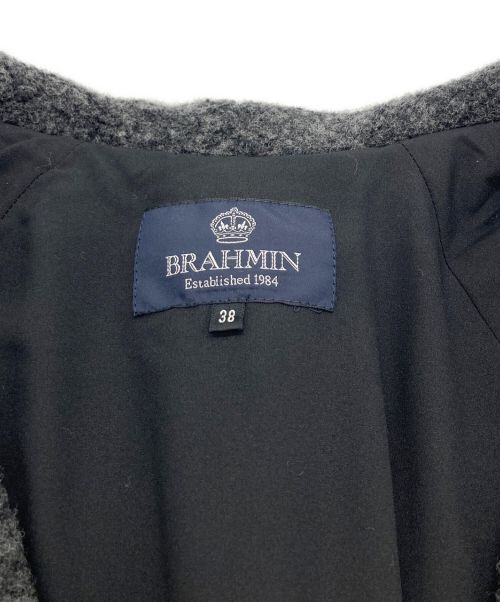 BRAHMIN（ブラーミン）BRAHMIN (ブラーミン) シープパイルブルゾン グレー サイズ:38の古着・服飾アイテム