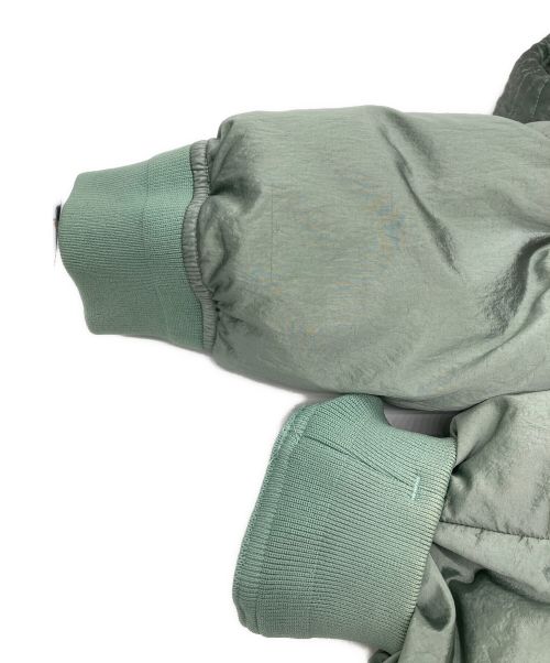 STONE ISLAND（ストーンアイランド）STONE ISLAND (ストーンアイランド) ガーメントダイ ナイロンメタル フーデッド ダウンジャケット オリーブグリーン サイズ:XLの古着・服飾アイテム