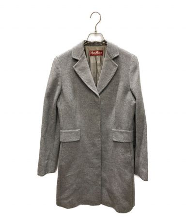 美品SPORTMAXMax MaraウールジャケットハーフコートグレーMサイズ 美品SPORTMAXMax MaraウールジャケットハーフコートグレーMサイズ 美品