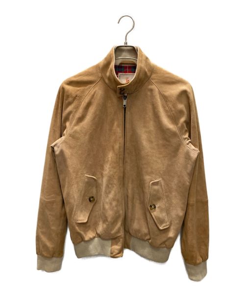 BARACUTA（バラクータ）BARACUTA (バラクータ) ゴートスエードG9ハリントンジャケット ブラウン サイズ:40の古着・服飾アイテム