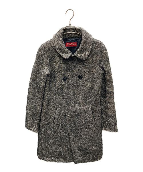 Max Mara Studio（マックスマーラ ストゥディオ）Max Mara Studio (マックスマーラ ストゥディオ) モヘアブレンドダブルコート グレー サイズ:38の古着・服飾アイテム