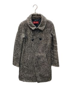 中古・古着通販】MaxMara (マックスマーラ) カシミヤ混ハーフコート