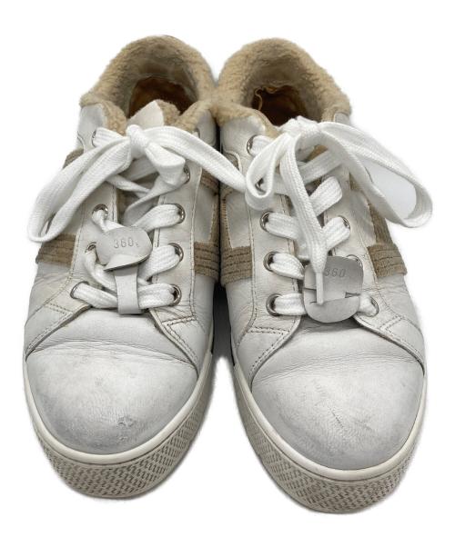 HERMES（エルメス）HERMES (エルメス) アヴァンタージュ ローカットスニーカー ホワイト サイズ:36の古着・服飾アイテム