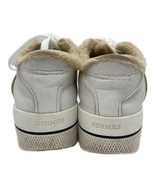 HERMES（エルメス）HERMES (エルメス) アヴァンタージュ ローカットスニーカー ホワイト サイズ:36の古着・服飾アイテム