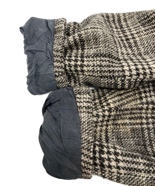 Y's for men（ワイズフォーメン）Y's for men (ワイズフォーメン) テーラードジャケット ベージュ×ブラック サイズ:Mの古着・服飾アイテム