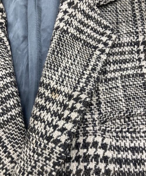 Y's for men（ワイズフォーメン）Y's for men (ワイズフォーメン) テーラードジャケット ベージュ×ブラック サイズ:Mの古着・服飾アイテム