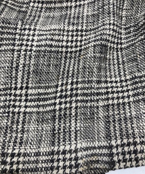 Y's for men（ワイズフォーメン）Y's for men (ワイズフォーメン) テーラードジャケット ベージュ×ブラック サイズ:Mの古着・服飾アイテム