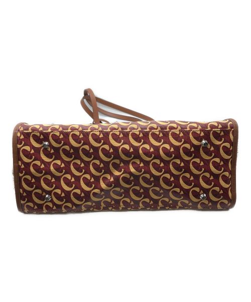 Orobianco（オロビアンコ）Orobianco (オロビアンコ) ロゴプリントトートバッグ ブラウン×ベージュの古着・服飾アイテム