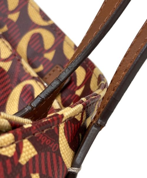 Orobianco（オロビアンコ）Orobianco (オロビアンコ) ロゴプリントトートバッグ ブラウン×ベージュの古着・服飾アイテム