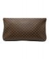CELINE (セリーヌ) マカダムフラップクラッチバッグ ブラウン：11000円