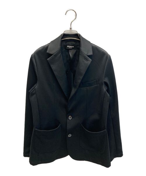 1PIU1UGUALE3 RELAX（ウノピゥウノウグァーレトレ リラックス）1PIU1UGUALE3 RELAX (ウノピゥウノウグァーレトレ リラックス) ストレッチテーラードジャケット ブラック サイズ:Sの古着・服飾アイテム