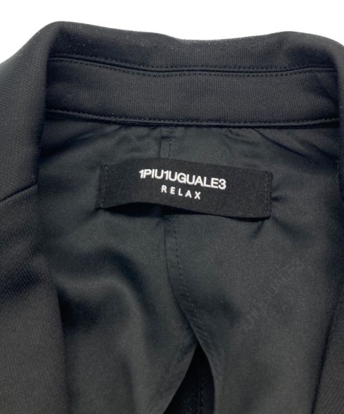1PIU1UGUALE3 RELAX（ウノピゥウノウグァーレトレ リラックス）1PIU1UGUALE3 RELAX (ウノピゥウノウグァーレトレ リラックス) ストレッチテーラードジャケット ブラック サイズ:Sの古着・服飾アイテム