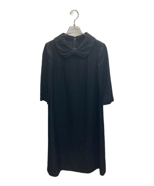 LANVIN NOIR（ランバン ノワール）LANVIN NOIR (ランバン ノワール) ツイードセットアップ ブラック サイズ:40の古着・服飾アイテム