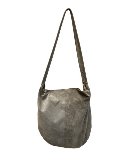 kurashi&trips publishing（クラシアンドトリップス パブリッシング）KURASHI&Trips PUBLISHING (クラシアンドトリップス パブリッシング) スエードワンショルダーバッグ カーキの古着・服飾アイテム