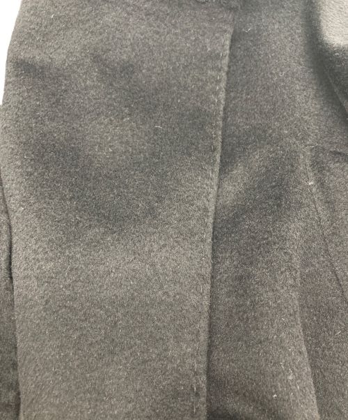 MaxMara（マックスマーラ）MaxMara (マックスマーラ) ヴァージンウールガウンコート ブラック サイズ:42の古着・服飾アイテム