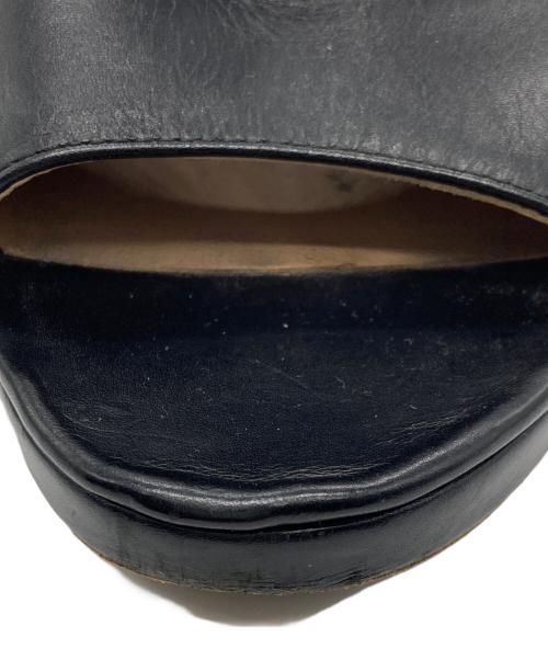 CHANEL（シャネル）CHANEL (シャネル) ココマークチェーンショートブーツ ブラック サイズ:SIZE 37 1/2の古着・服飾アイテム