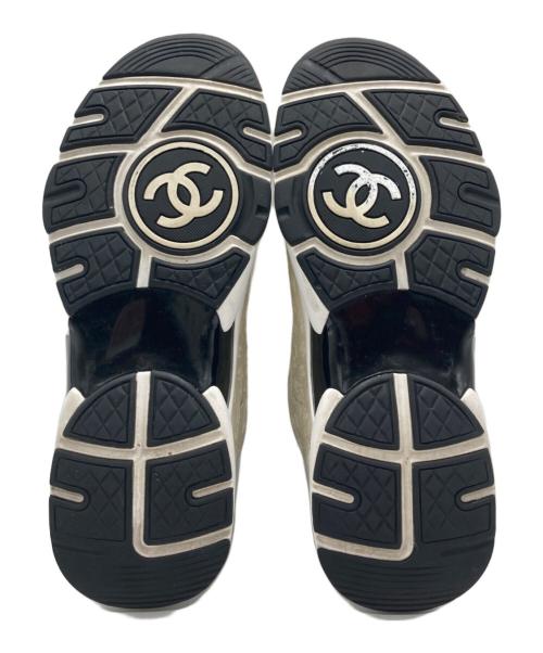 CHANEL（シャネル）CHANEL (シャネル) ココマーク スエード スニーカー アイボリー サイズ:37の古着・服飾アイテム