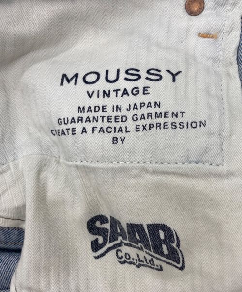moussy VINTAGE（マウジーヴィンテージ）moussy VINTAGE (マウジーヴィンテージ) RANDOM CUT WIDE STRAIGHT インディゴ サイズ:SIZE 27の古着・服飾アイテム