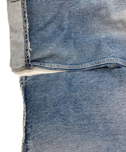 moussy VINTAGE（マウジーヴィンテージ）moussy VINTAGE (マウジーヴィンテージ) RANDOM CUT WIDE STRAIGHT インディゴ サイズ:SIZE 27の古着・服飾アイテム