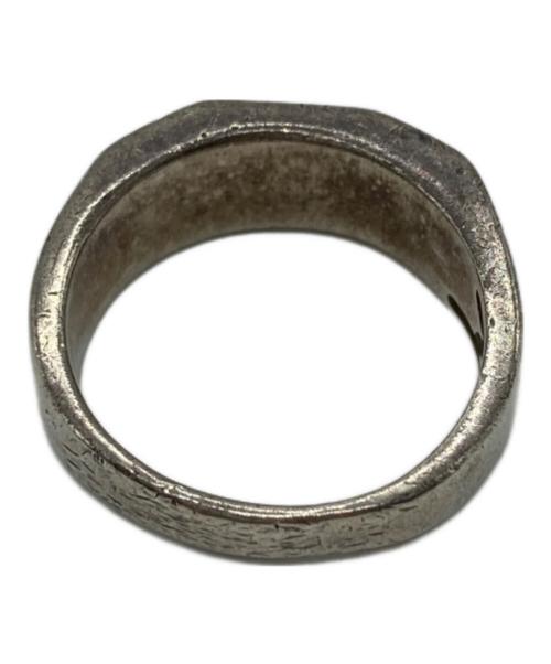 Navajo（ナバホ）Navajo (ナバホ) RAY TRACEY インディアンジュエリー シルバーリング ブルー×シルバー サイズ:17号の古着・服飾アイテム