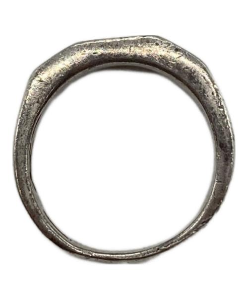 Navajo（ナバホ）Navajo (ナバホ) RAY TRACEY インディアンジュエリー シルバーリング ブルー×シルバー サイズ:17号の古着・服飾アイテム