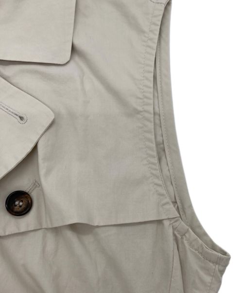 MaxMara（マックスマーラ）MaxMara (マックスマーラ) ロングジレ ベージュ サイズ:42の古着・服飾アイテム