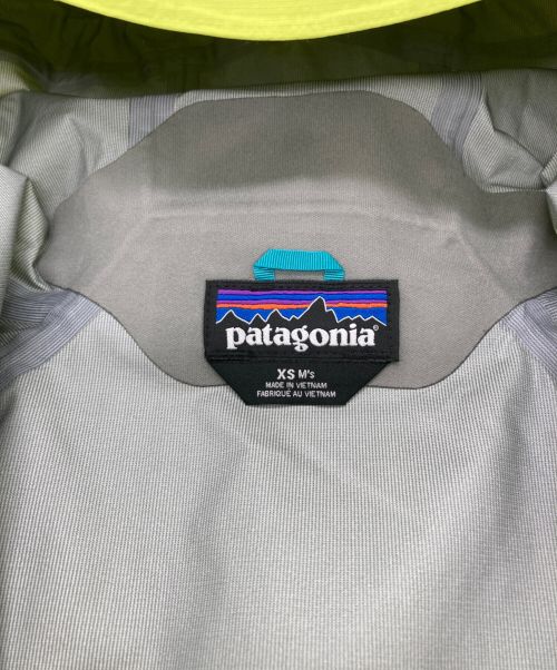 Patagonia（パタゴニア）Patagonia (パタゴニア) トレントシェル 3L・レイン・ジャケット イエロー サイズ:XSの古着・服飾アイテム