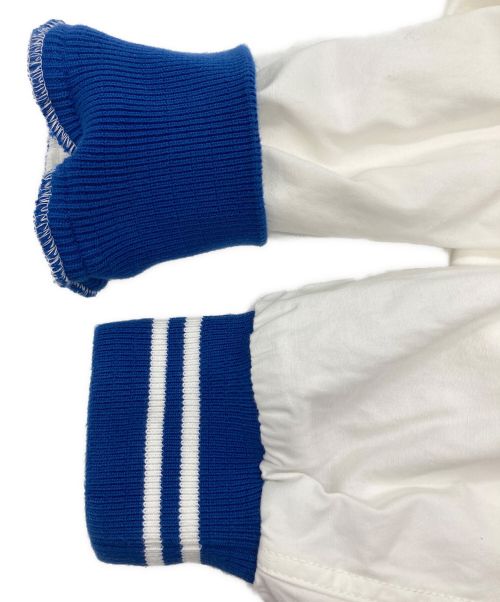 Quigley（キグリー）Quigley (キグリー) ジップバーシティジャケット ホワイト サイズ:SIZE Lの古着・服飾アイテム