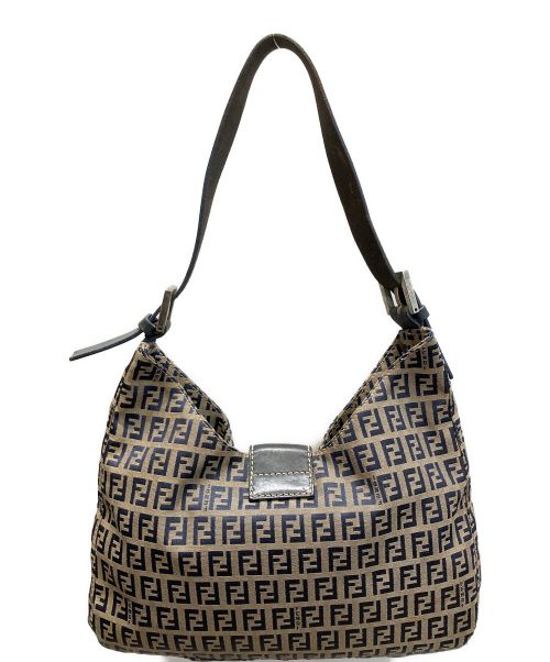FENDI（フェンディ）FENDI (フェンディ) マンマバケットショルダーバッグ カーキの古着・服飾アイテム