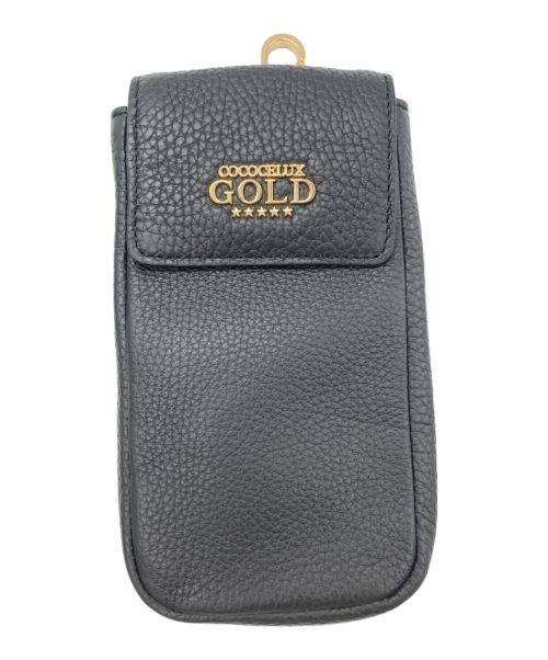 COCOCELUX GOLD（ココセリュックスゴールド）COCOCELUX GOLD (ココセリュックスゴールド) ショルダーバッグ ブラックの古着・服飾アイテム