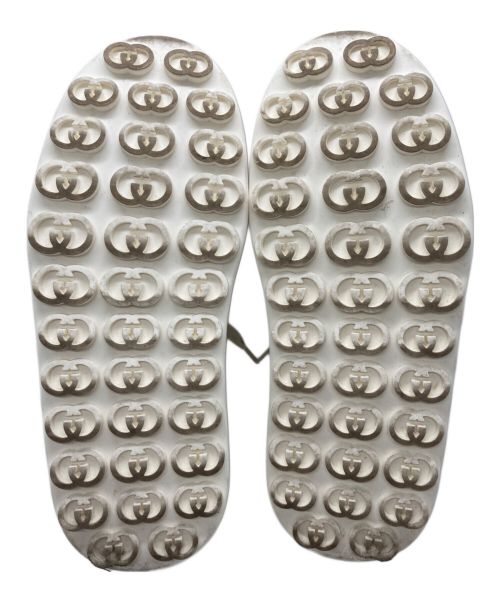 GUCCI（グッチ）GUCCI (グッチ) GGキャンバスロゴスニーカー ホワイト サイズ:SIZE 37の古着・服飾アイテム