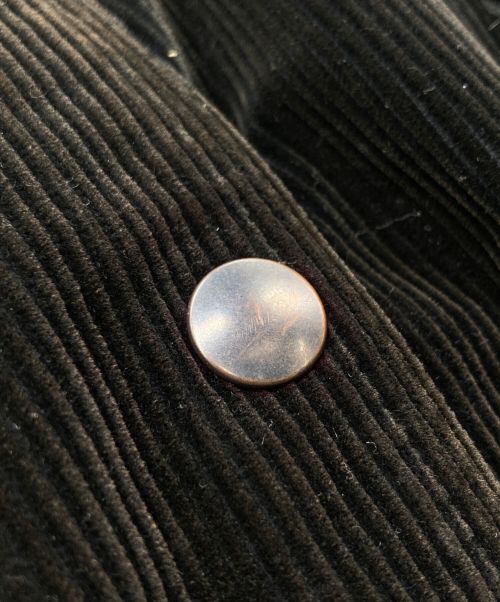 NUMBER (N)INE（ナンバーナイン）NUMBER (N)INE (ナンバーナイン) TAKAHIROMIYASHITA クルミ釦コーデュロイジャケット ブラック サイズ:3の古着・服飾アイテム