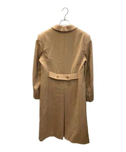 MaxMara（マックスマーラ）MaxMara (マックスマーラ) キャメルロングコート ベージュ サイズ:42の古着・服飾アイテム