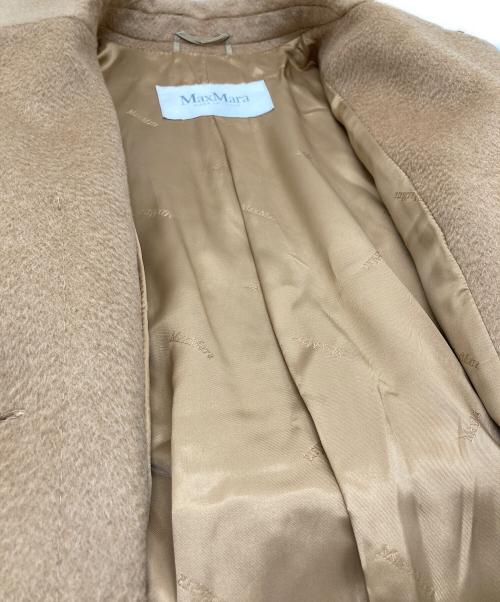 MaxMara（マックスマーラ）MaxMara (マックスマーラ) キャメルロングコート ベージュ サイズ:42の古着・服飾アイテム